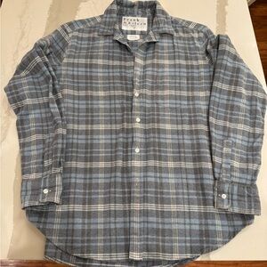 Frank & Eileen Blue Gray Plaid Button Down Shirt